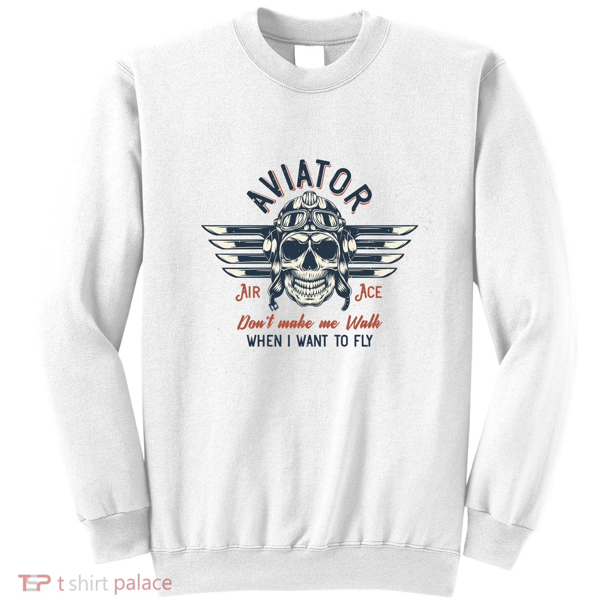Pilot Skull Sweatshirt