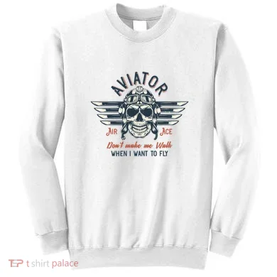 Pilot Skull Sweatshirt