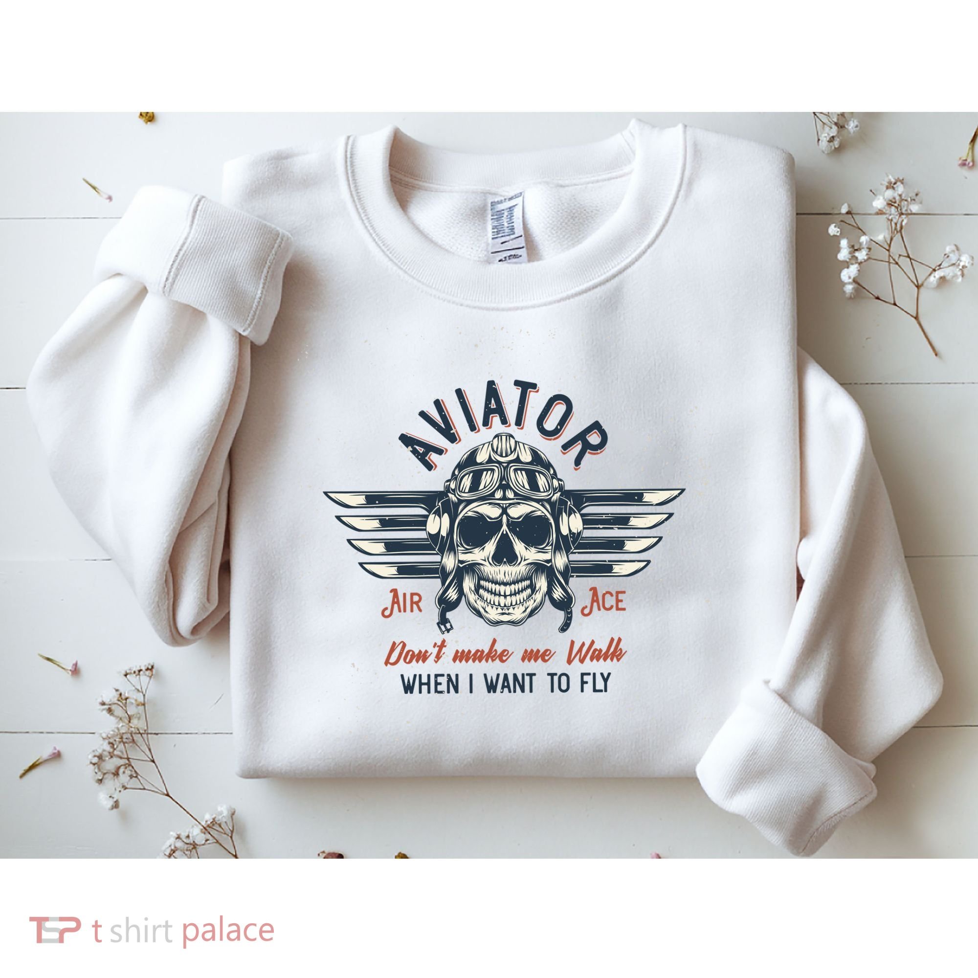 Pilot Skull Sweatshirt