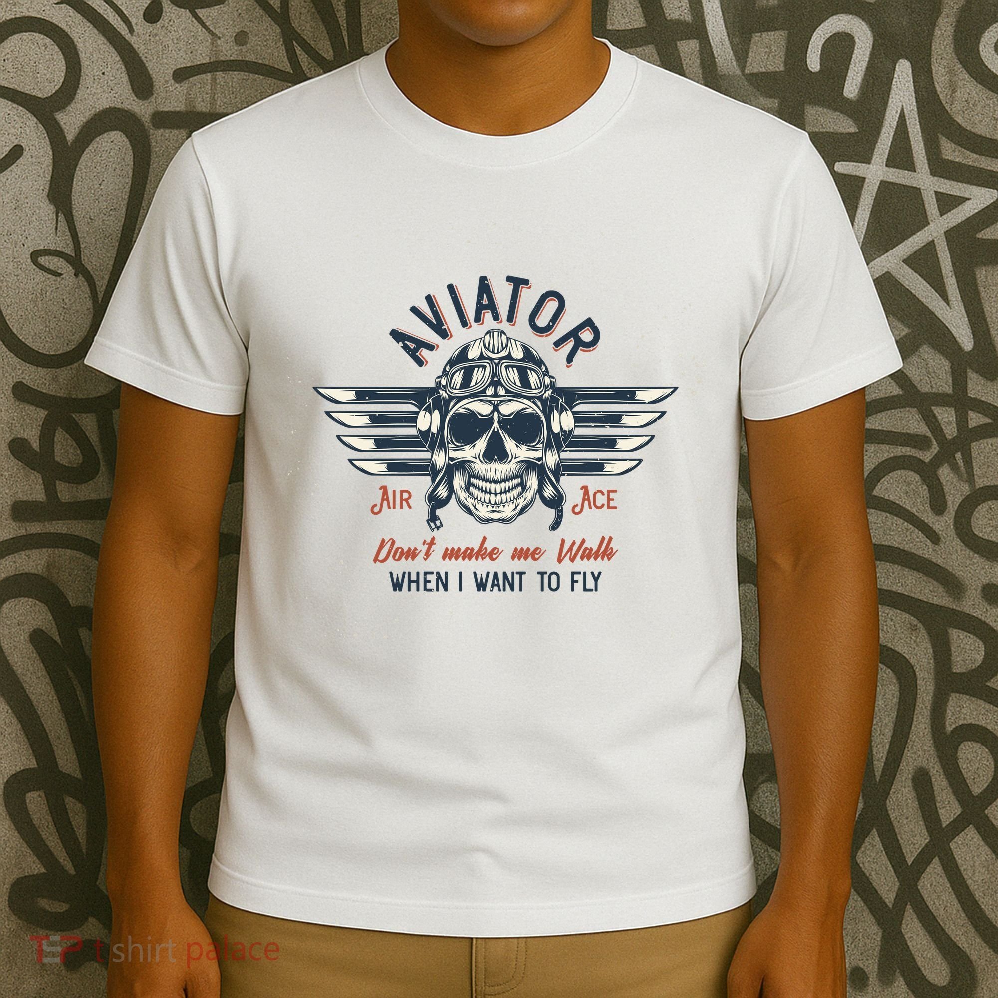 Pilot Skull T-Shirt