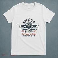 Pilot Skull T-Shirt thumb 5