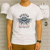 Pilot Skull T-Shirt thumb 6