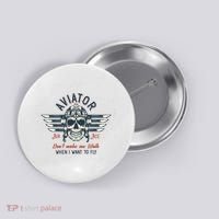 Pilot Skull Button thumb 0