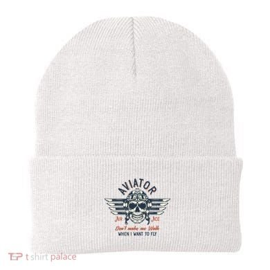 Pilot Skull Beanie