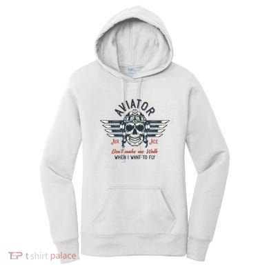 Pilot Skull Women's Hoodie