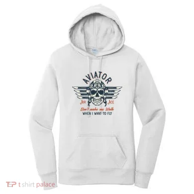 Pilot Skull Women's Hoodie