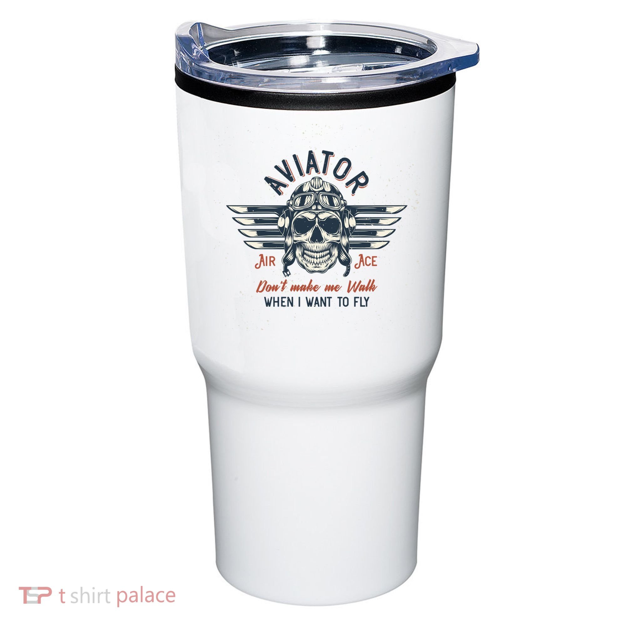 Pilot Skull Tumbler