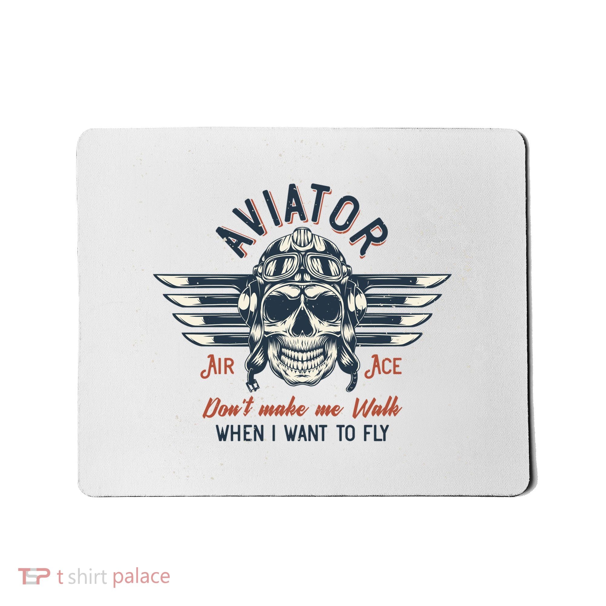 Pilot Skull Mousepad