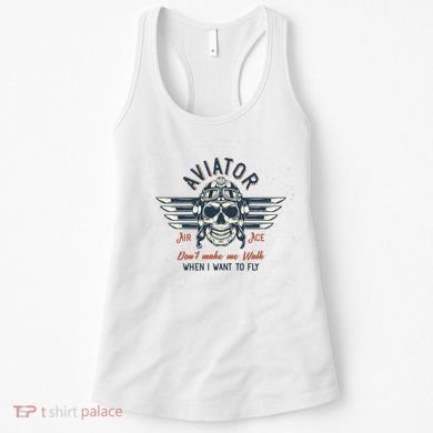 Pilot Skull Women's Tank Top
