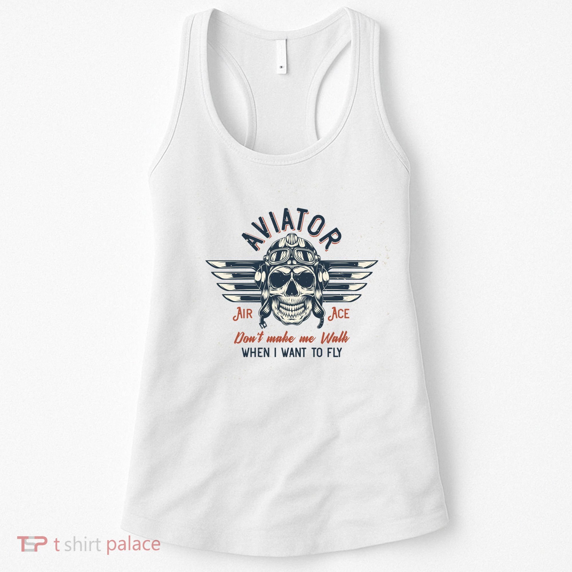 Pilot Skull Women's Tank Top