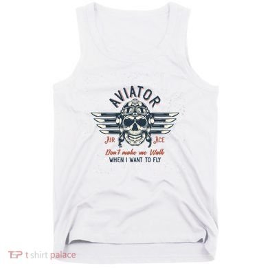 Pilot Skull Tank Top