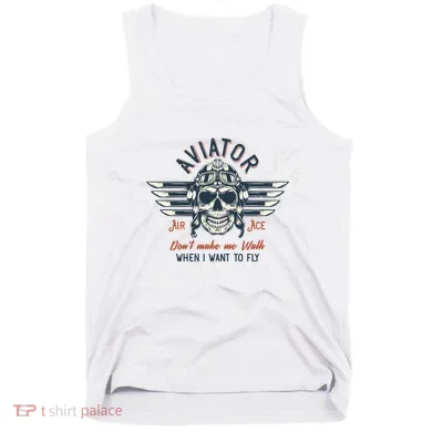 Pilot Skull Tank Top