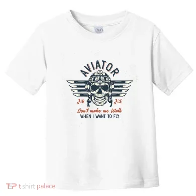 Pilot Skull Toddler T-Shirt