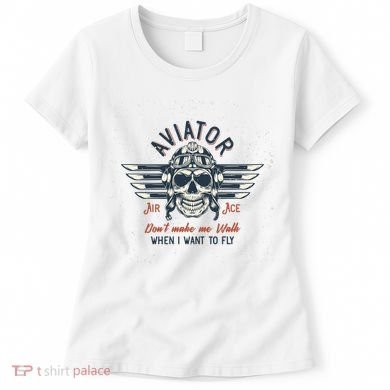 Pilot Skull Women's T-Shirt