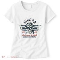 Pilot Skull Women's T-Shirt thumb 0