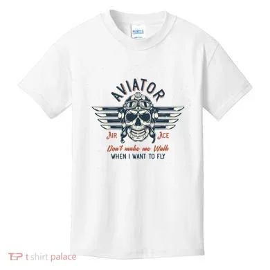 Pilot Skull Kids T-Shirt