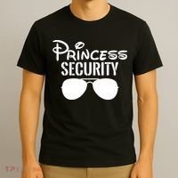 Princess Security Perfect Gifts For Dad Or Boyfriend T-Shirt thumb 3