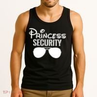 Princess Security Perfect Gifts For Dad Or Boyfriend Tank Top thumb 3
