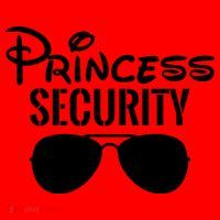 Princess Security Perfect Gifts For Dad Or Boyfriend Santa Hat thumb 1