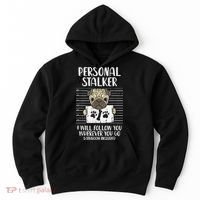 Personal Stalker Pug Funny Animal Pet Dog Lover Owner Hoodie thumb 0
