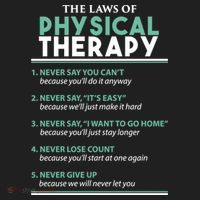 Pt School Physical Therapist The Laws Of Physical Therapy Gift Hat thumb 2