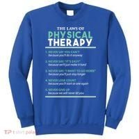 Pt School Physical Therapist The Laws Of Physical Therapy Gift Sweatshirt thumb 0