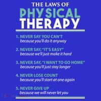 Pt School Physical Therapist The Laws Of Physical Therapy Gift Mousepad thumb 1