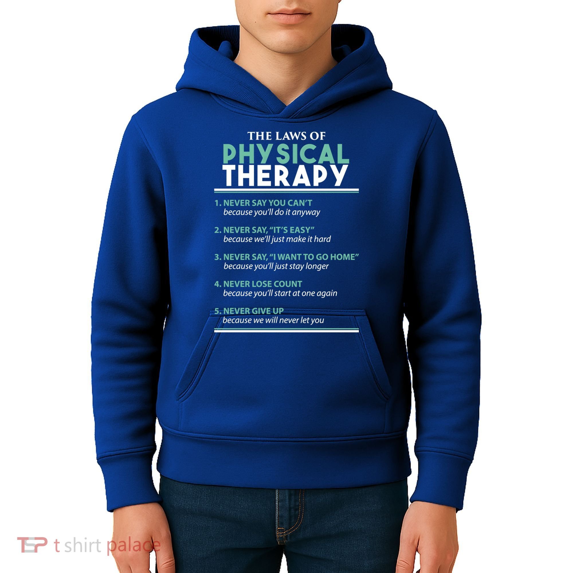 Pt School Physical Therapist The Laws Of Physical Therapy Gift Kids Hoodie