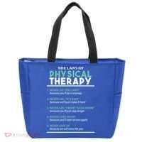 Pt School Physical Therapist The Laws Of Physical Therapy Gift Tote Bag thumb 0