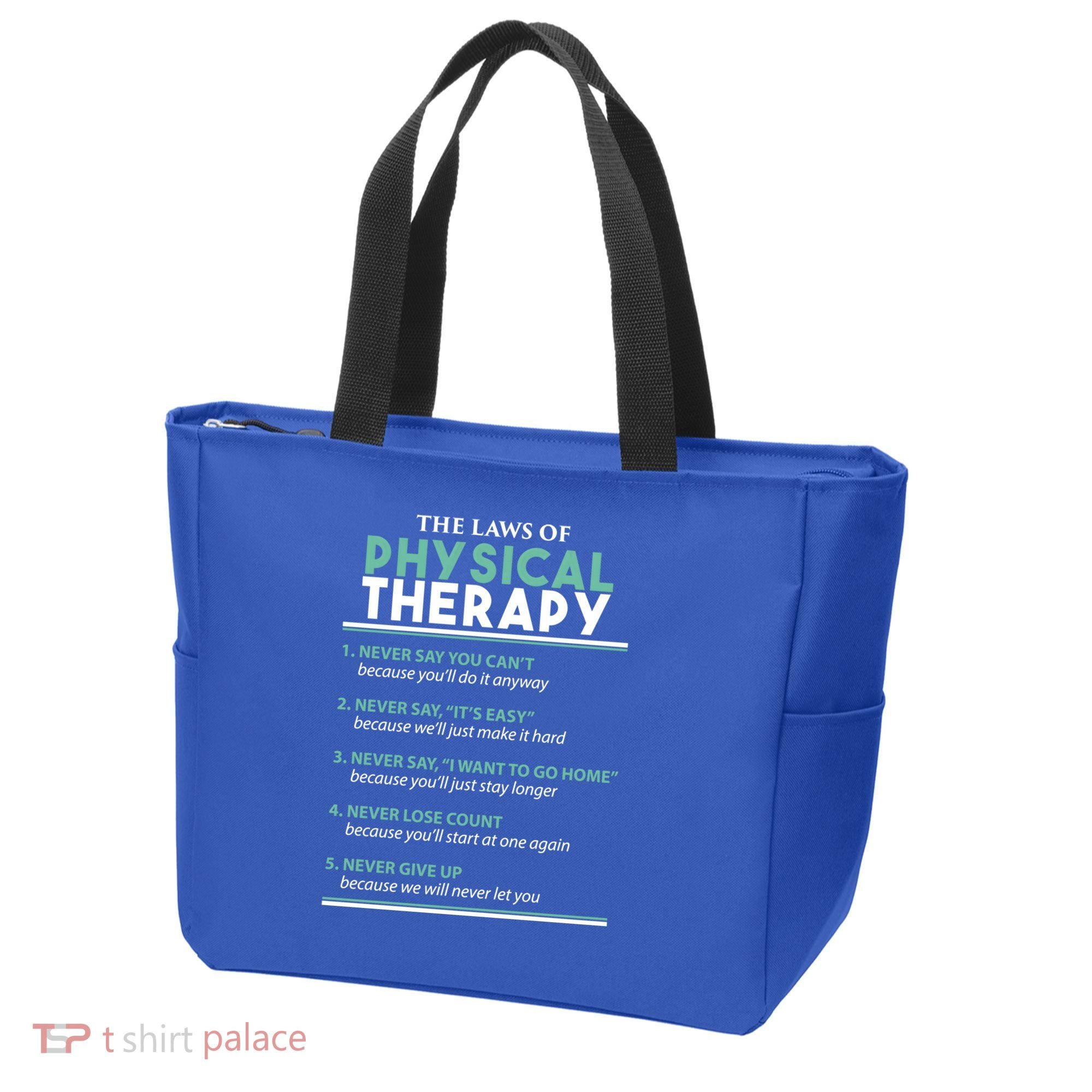 Pt School Physical Therapist The Laws Of Physical Therapy Gift Tote Bag
