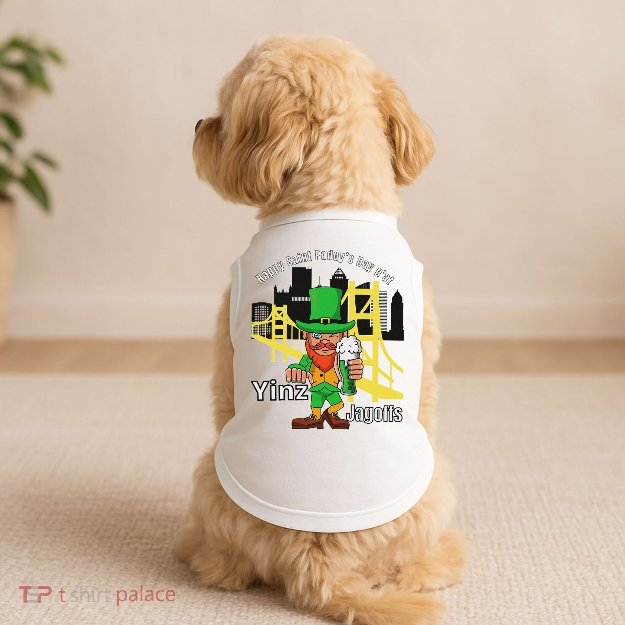 Pittsburgh St. PatrickS Day Doggie Tank