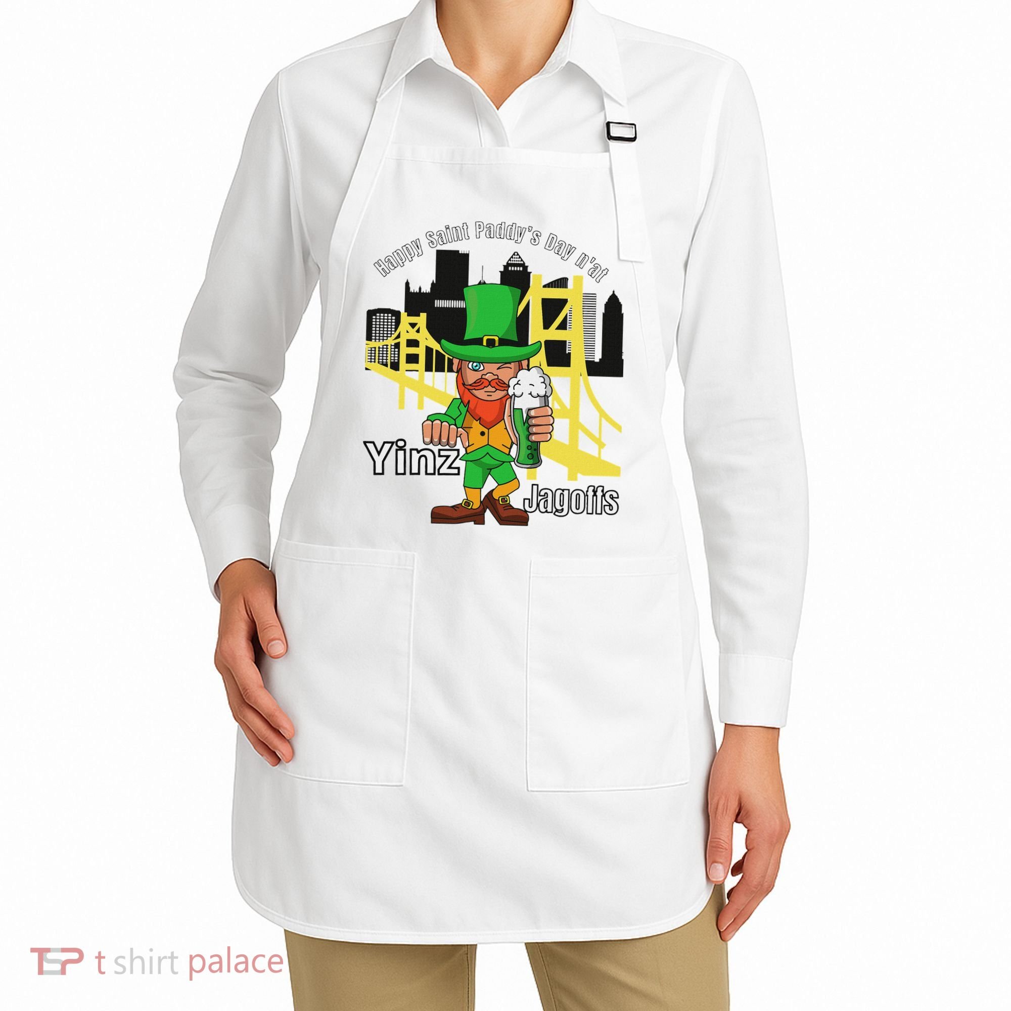 Pittsburgh St. PatrickS Day Apron