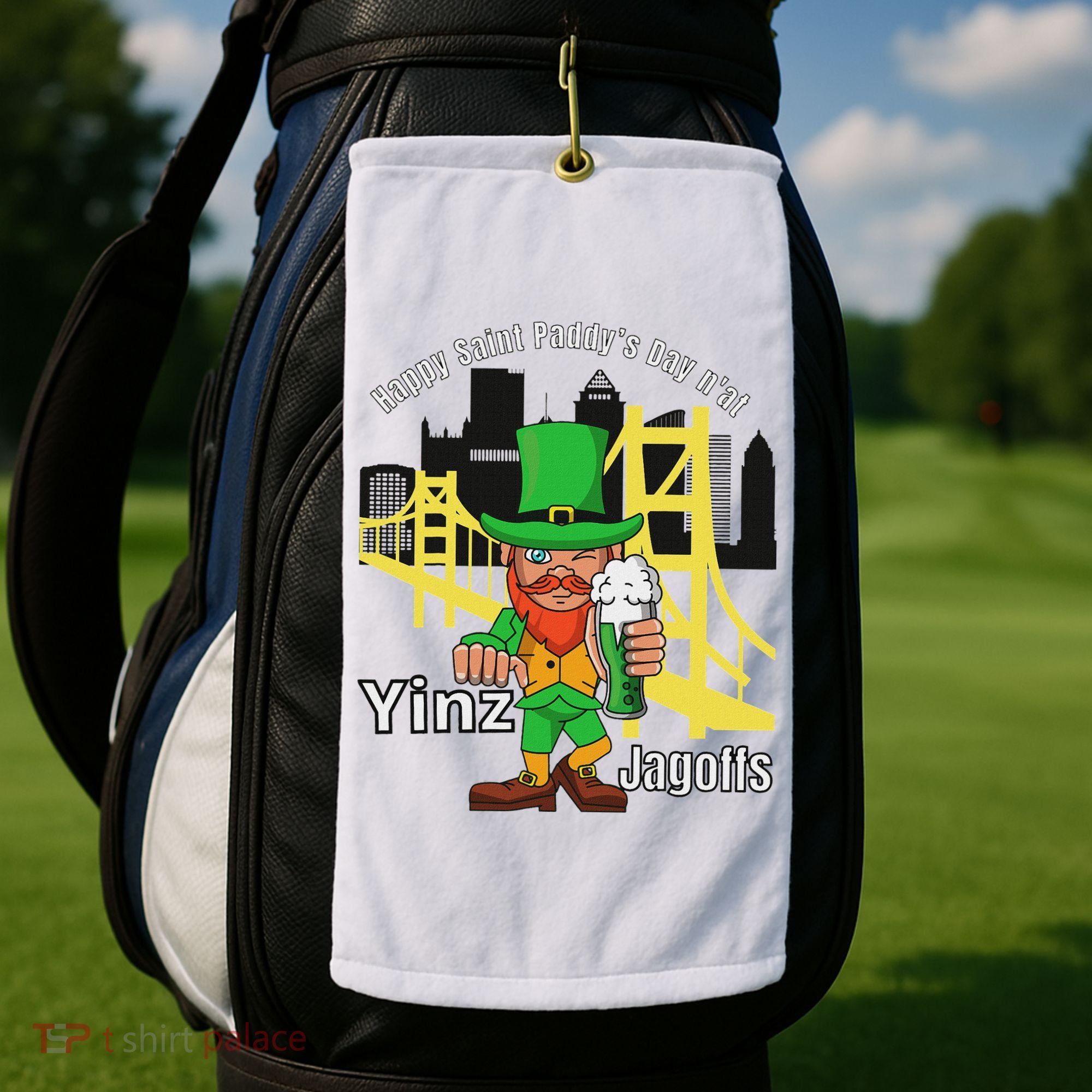 Pittsburgh St. PatrickS Day Golf Towel