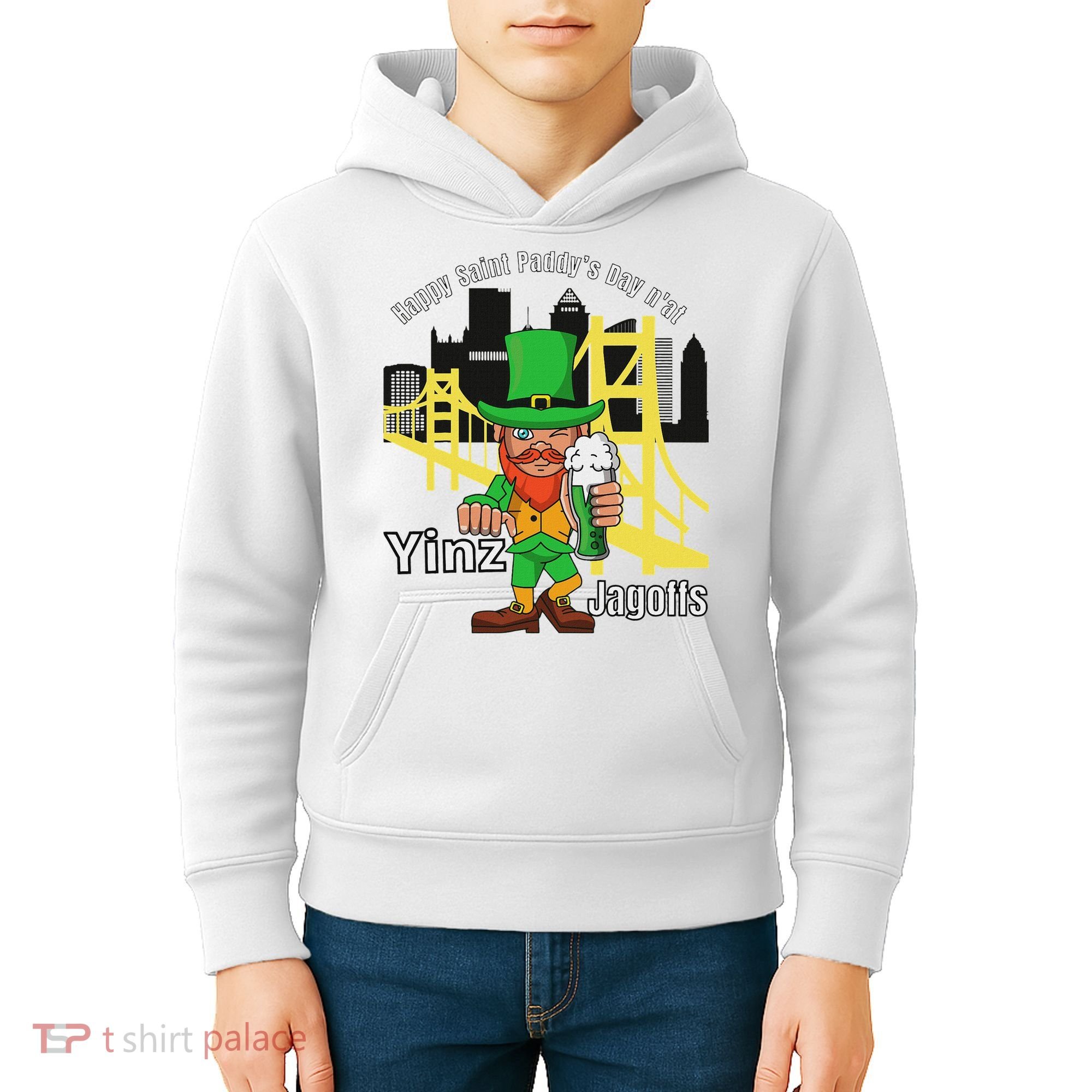 Pittsburgh St. PatrickS Day Kids Hoodie