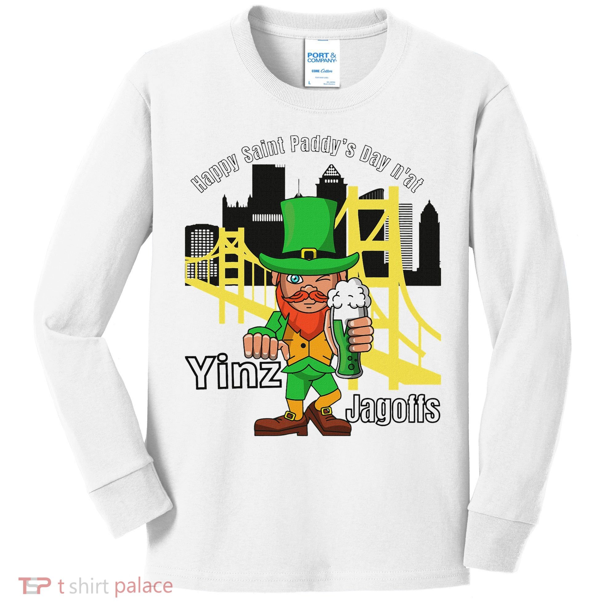 Pittsburgh St. PatrickS Day Kids Long Sleeve Shirt