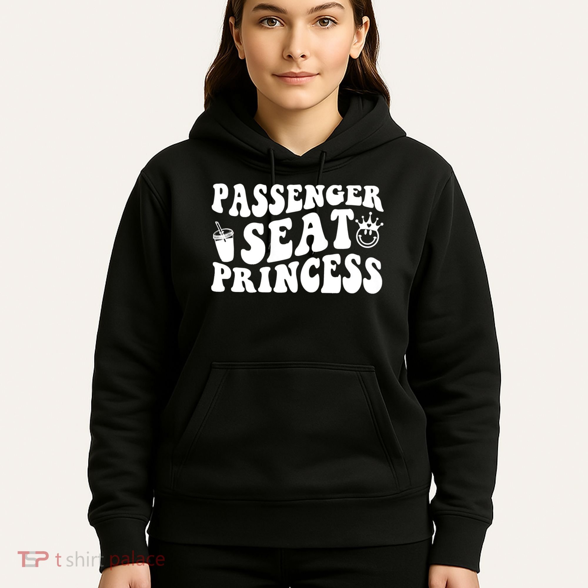 Princess Seat Passenger, Cute Girlfriend Princess Passenger Hoodie