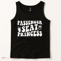 Princess Seat Passenger, Cute Girlfriend Princess Passenger Tank Top thumb 2