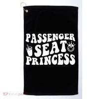 Princess Seat Passenger, Cute Girlfriend Princess Passenger Golf Towel thumb 0