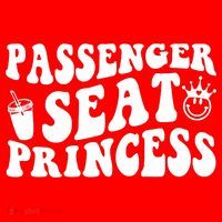 Princess Seat Passenger, Cute Girlfriend Princess Passenger Santa Hat thumb 1