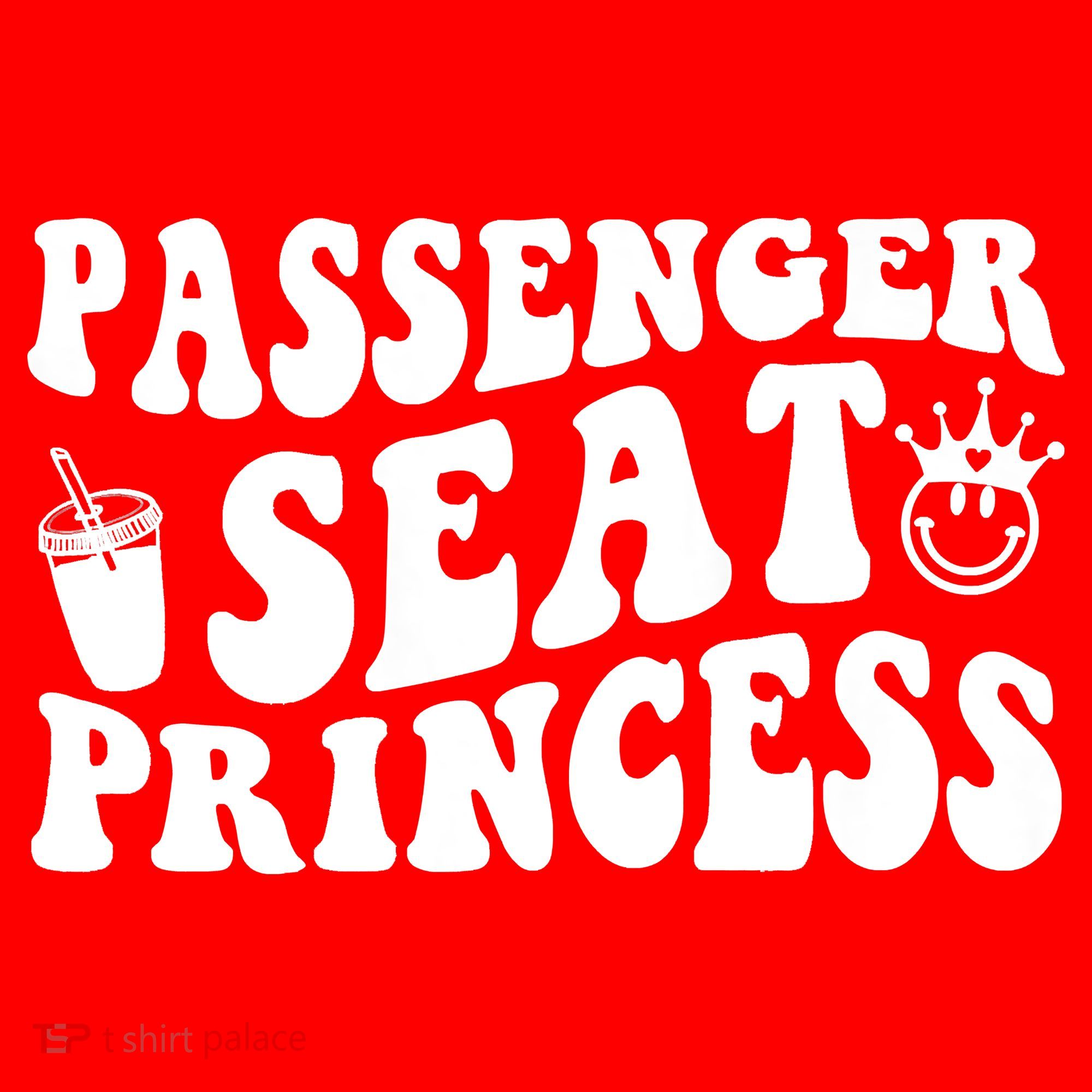 Princess Seat Passenger, Cute Girlfriend Princess Passenger Santa Hat
