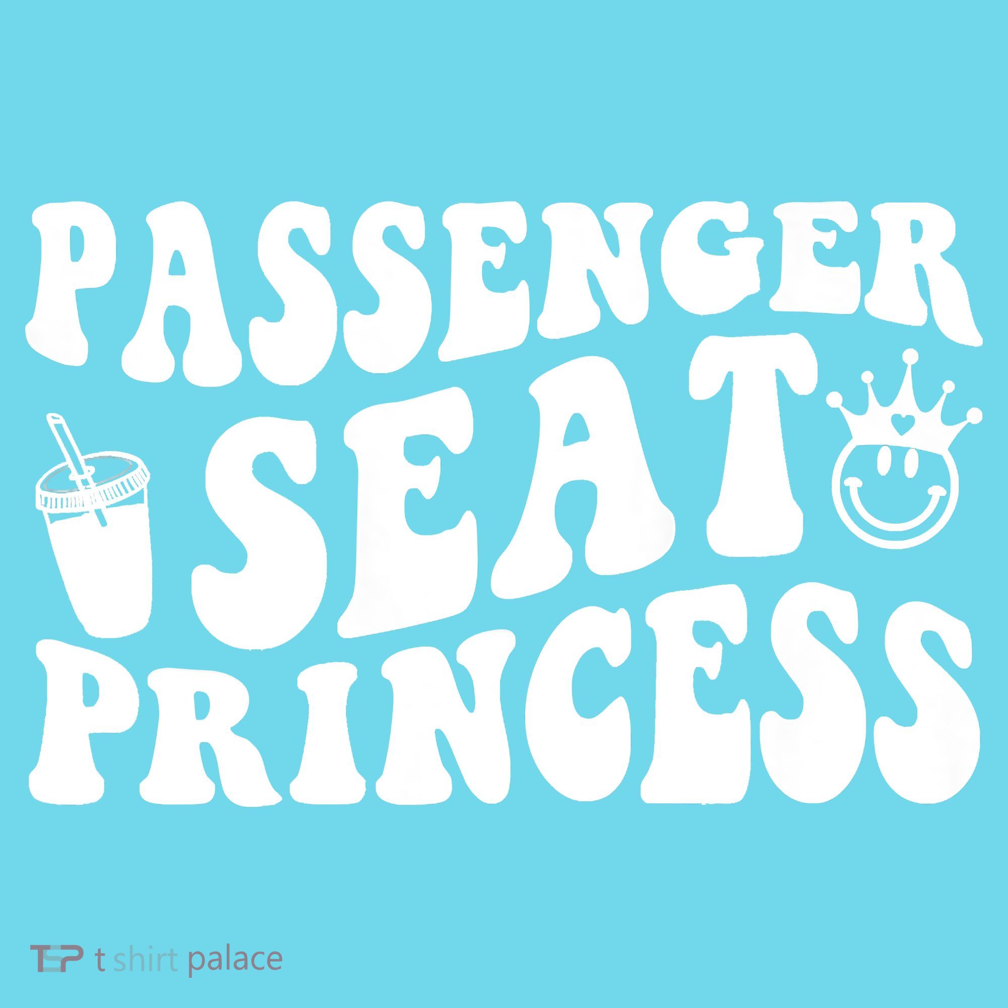 Princess Seat Passenger, Cute Girlfriend Princess Passenger Long Sleeve Shirt