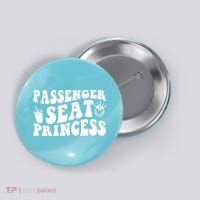 Princess Seat Passenger, Cute Girlfriend Princess Passenger Button thumb 0