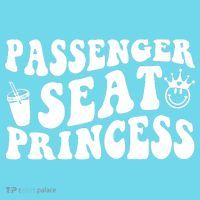 Princess Seat Passenger, Cute Girlfriend Princess Passenger Kids Long Sleeve Shirt thumb 2