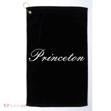 Princeton Script Golf Towel