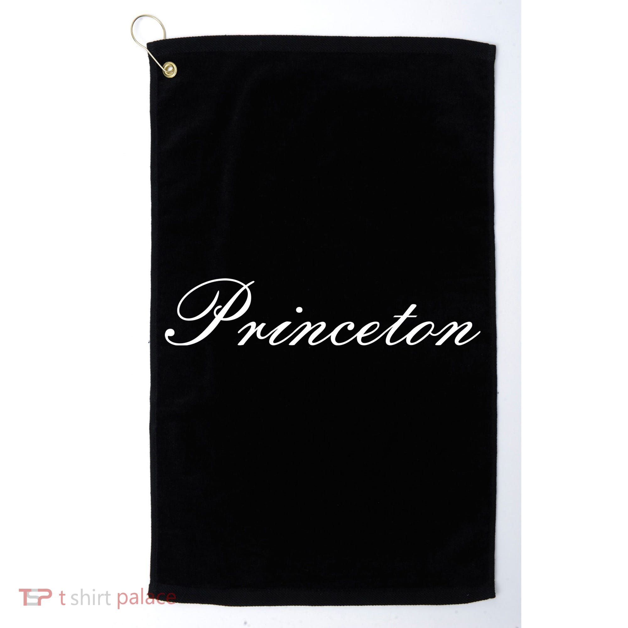 Princeton Script Golf Towel