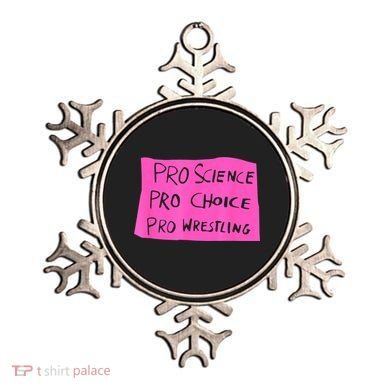 Pro Science Pro Choice Pro Wrestling Ornament