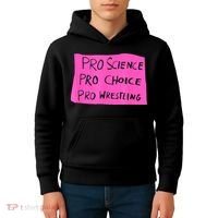 Pro Science Pro Choice Pro Wrestling Kids Hoodie thumb 4