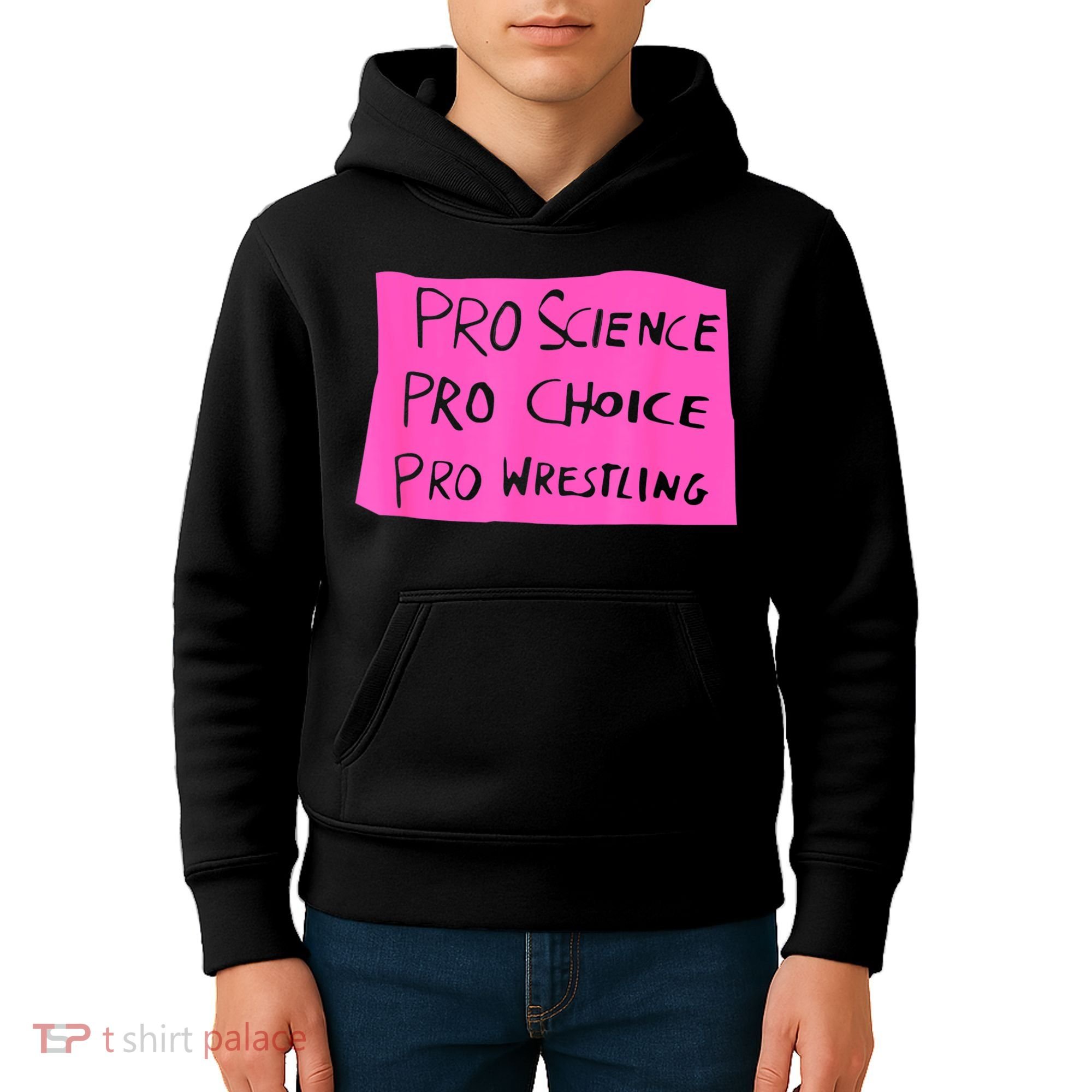 Pro Science Pro Choice Pro Wrestling Kids Hoodie