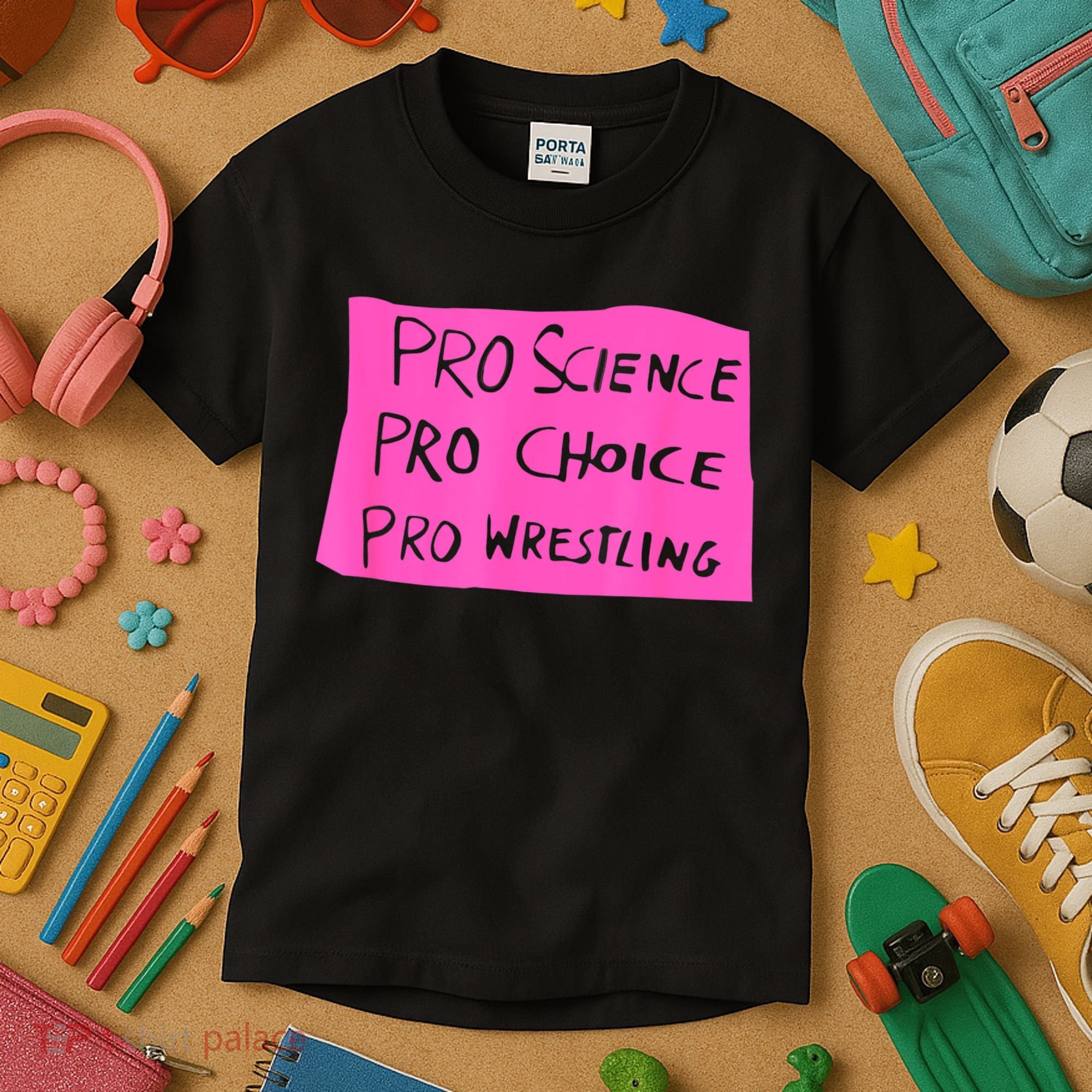Pro Science Pro Choice Pro Wrestling Kids T-Shirt