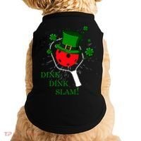 Pickleball St Patricks Day Leprechaun Dink Dink Slam Doggie Tank thumb 0